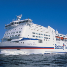Ferry from Portsmouth to Caen in France The Portsmouth to Caen ferry connection is operated by Brittany Ferries, the route is served by two ferries offering you the choice of a day or overnight cruise which takes 6 to 7 hours.