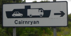 Cairnryan Ferry to Ireland