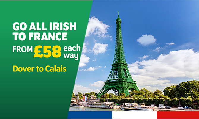 Irish Ferries Special Offer – 3 day short break from £58 each way