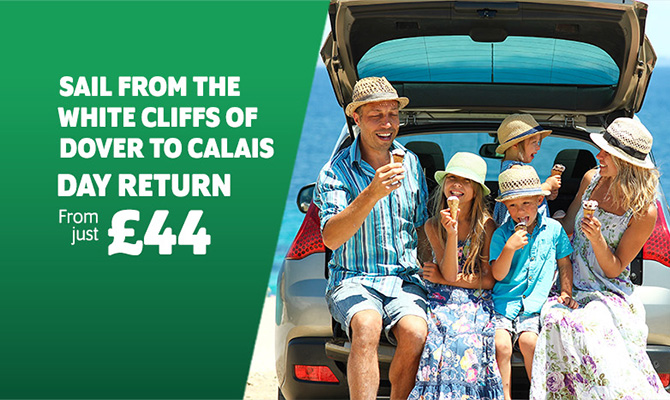 Irish Ferries - £44 Day Return Fare