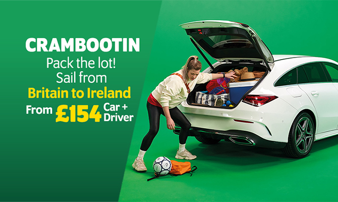 Ireland from £154 one way