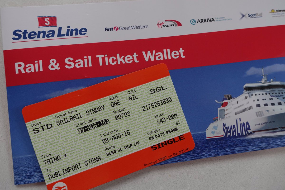 Stena Line Special Offers – Rail and Sail from Britain to Ireland